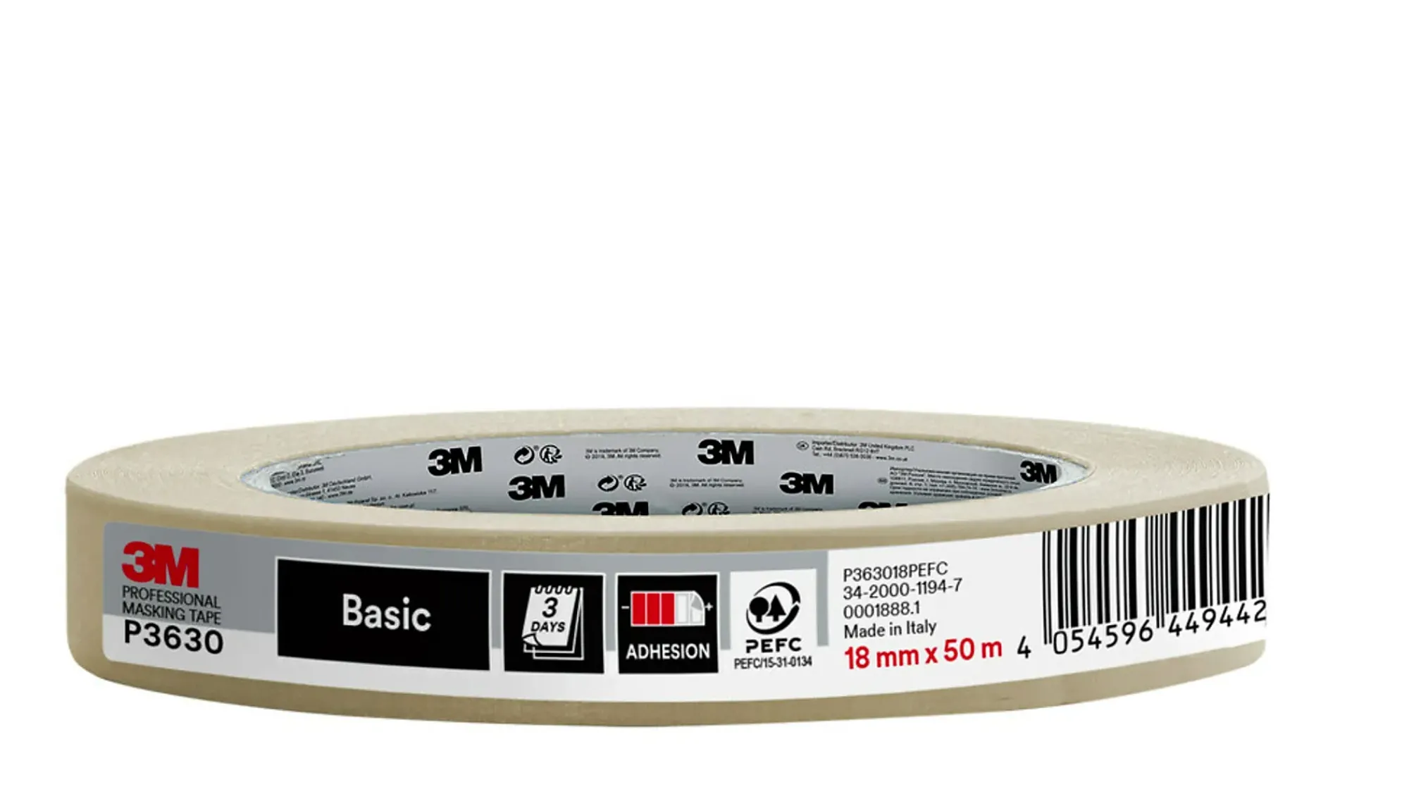 Maskeringstape Basic 18mmx50m-3m Online