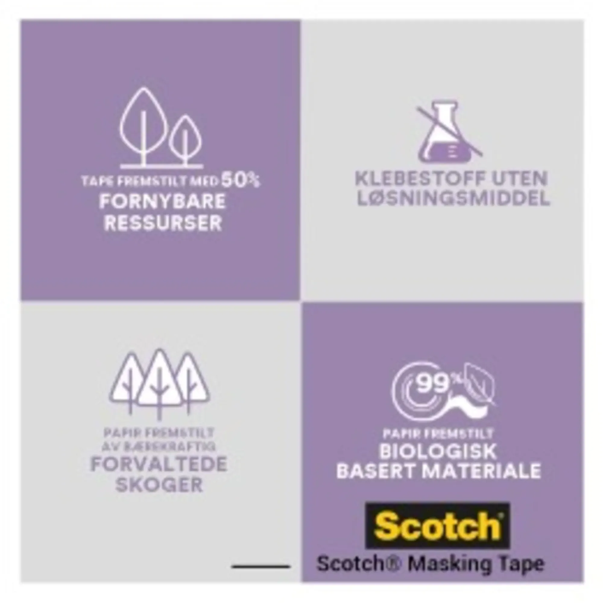 Maskeringstape 2080 24mmx41m for ømfintlige overflater-Scotch Online