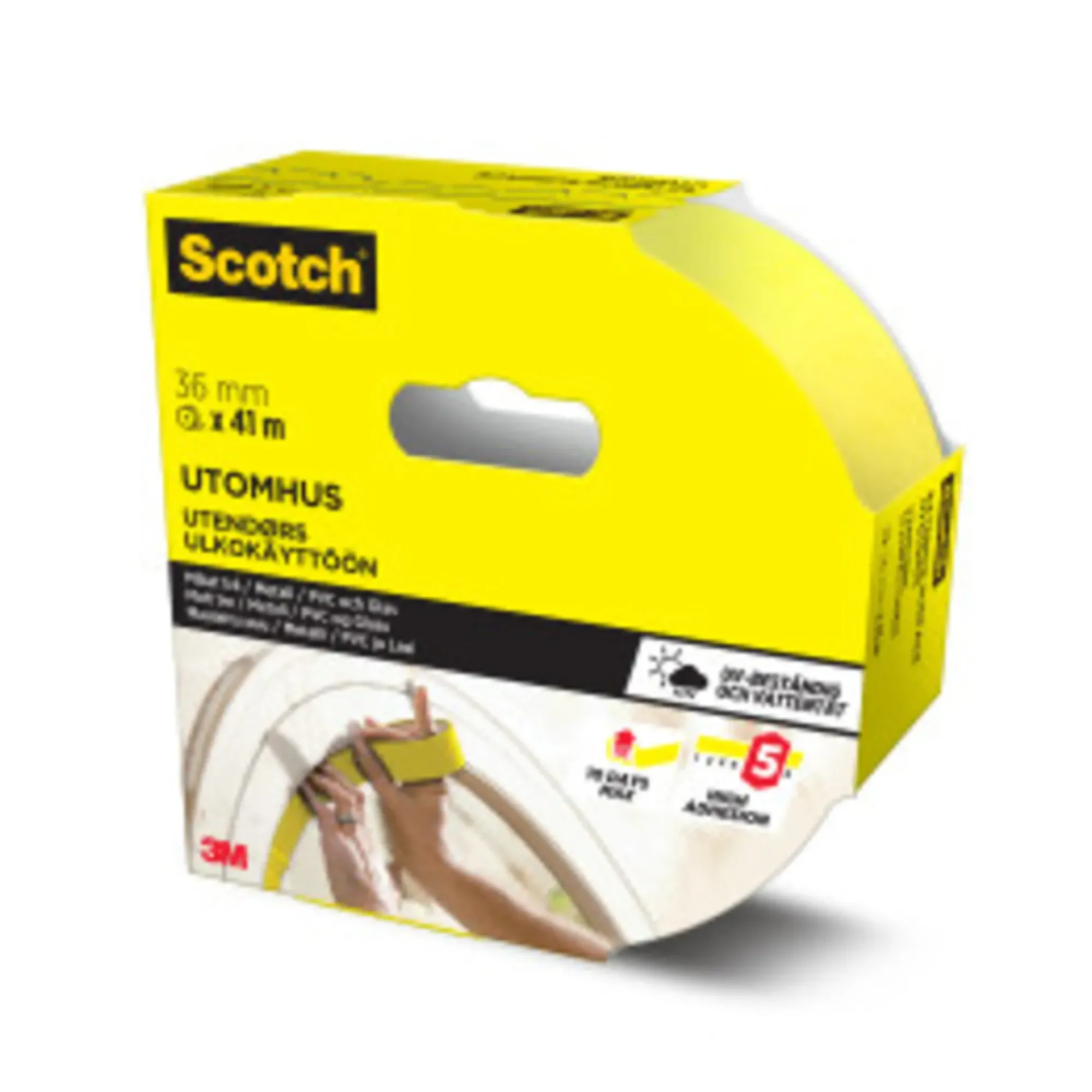 Maskeringstape 2097 36mmx41m for utendørs bruk-Scotch Online
