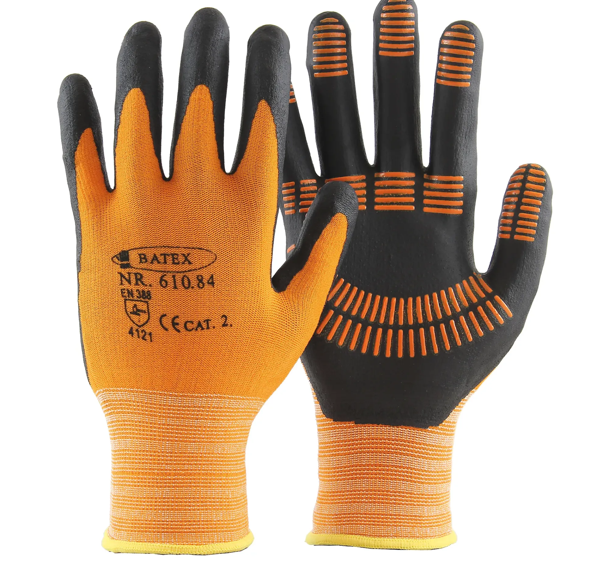 Mekanikerhanske Softgrip med gripebelegg i håndflaten. 9-Batex Hot