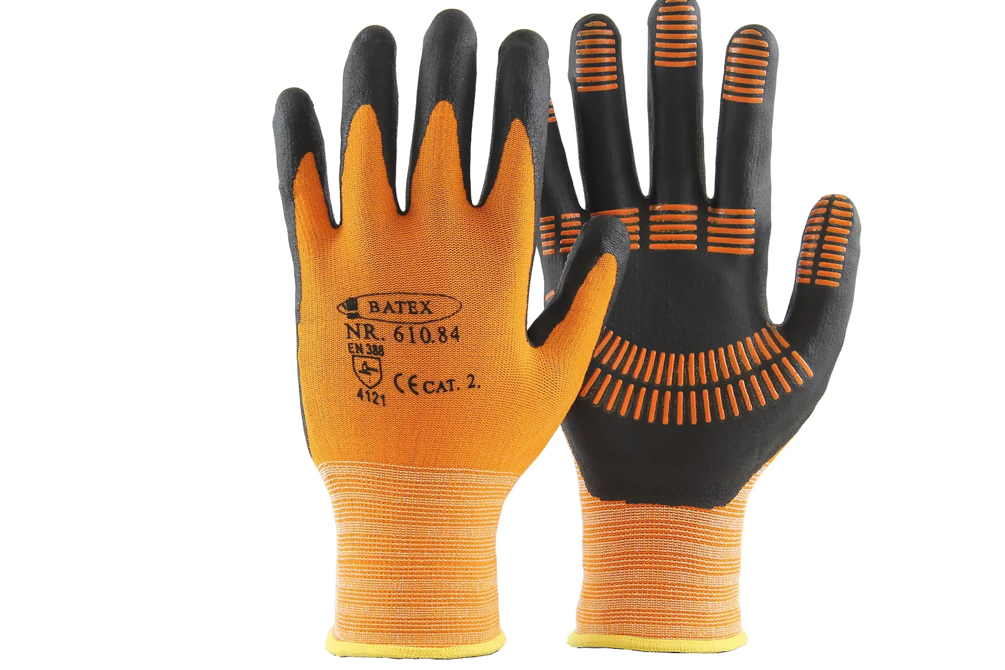 Mekanikerhanske Softgrip med gripebelegg i håndflaten. 9-Batex Hot
