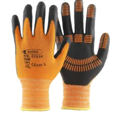 Mekanikerhanske Softgrip med gripebelegg i håndflaten. 10-Batex
