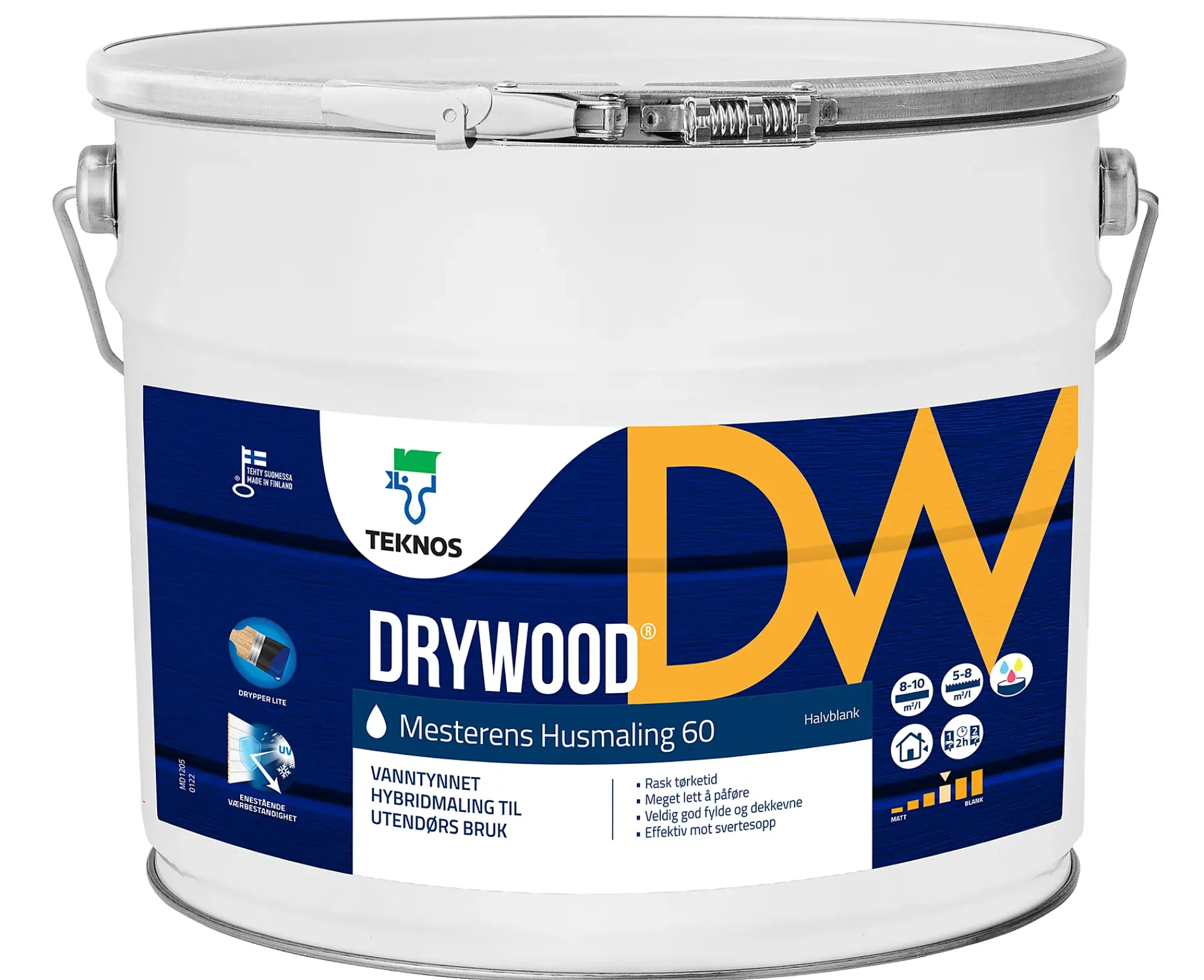 Mesterens husmaling 60-65 glans A base 9l-Drywood Sale