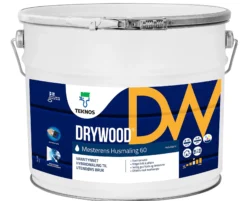 Mesterens husmaling 60-65 glans hvit 10l-Drywood Sale