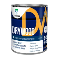 Mesterens husmaling 60-65 glans oksydrød base 0,68l-Drywood Outlet