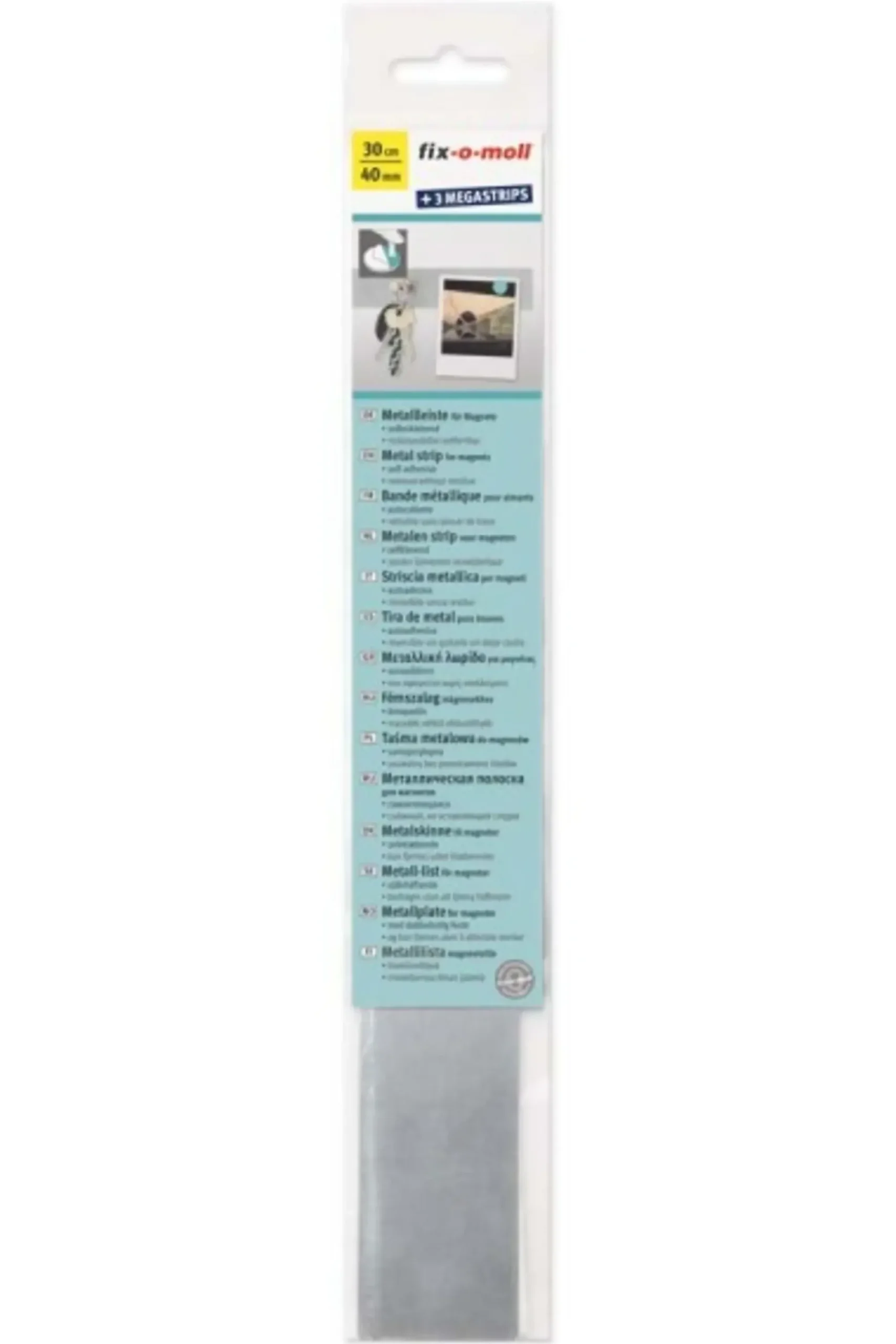 Metall-list for magneter 30cm 40mm-Fix O Moll Clearance