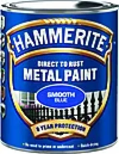 METALLMALING GLATT BLÅ 250ML-Hammerite Clearance