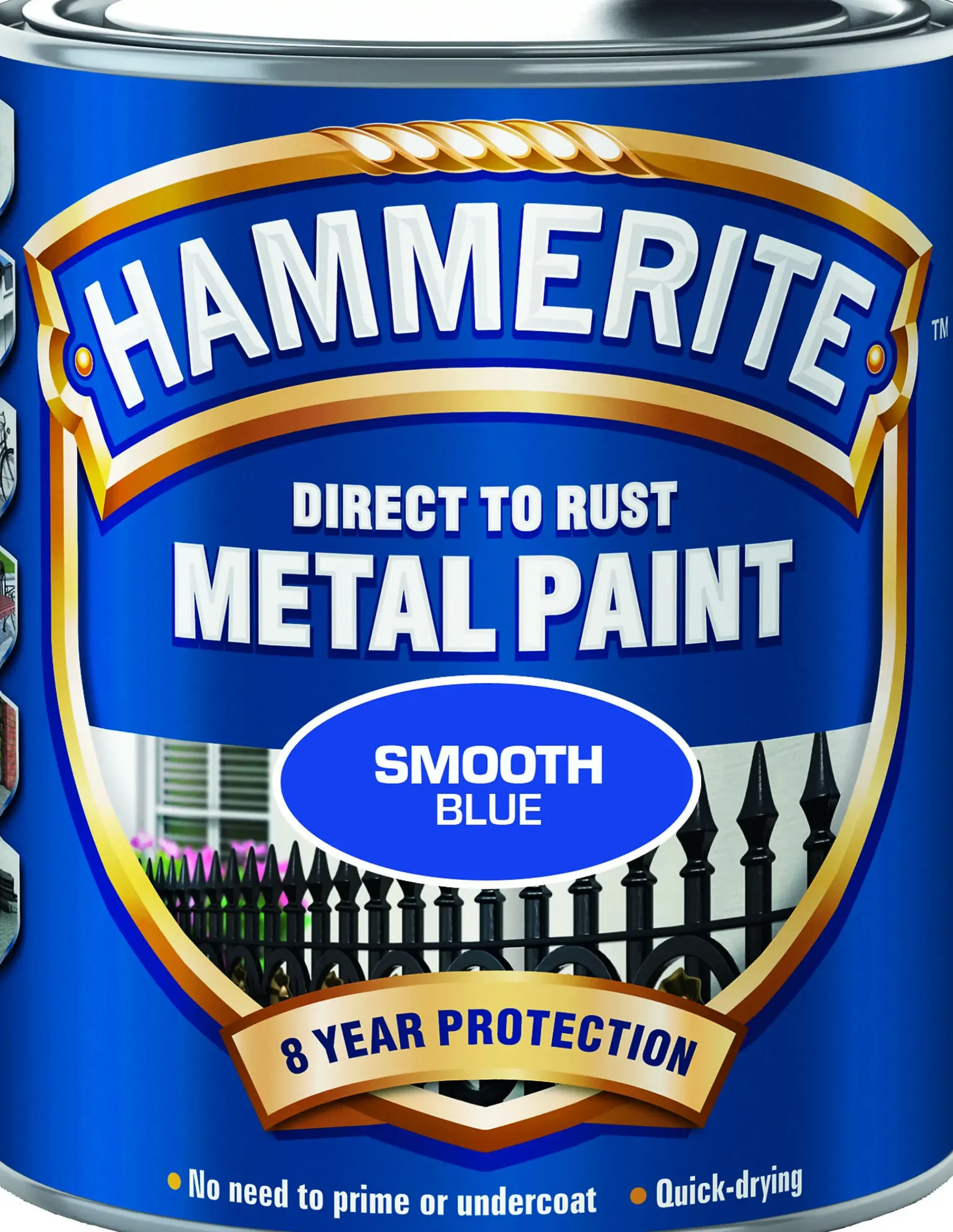 METALLMALING GLATT BLÅ 250ML-Hammerite Clearance