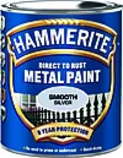 METALLMALING GLATT SØLV 250ML-Hammerite