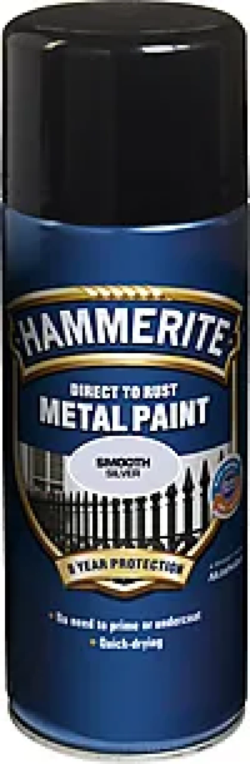 METALLMALING GLATT SØLV 4000ML-Hammerite Best