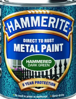 METALLMALING MØRKGRØNN 250ML-Hammerite Clearance