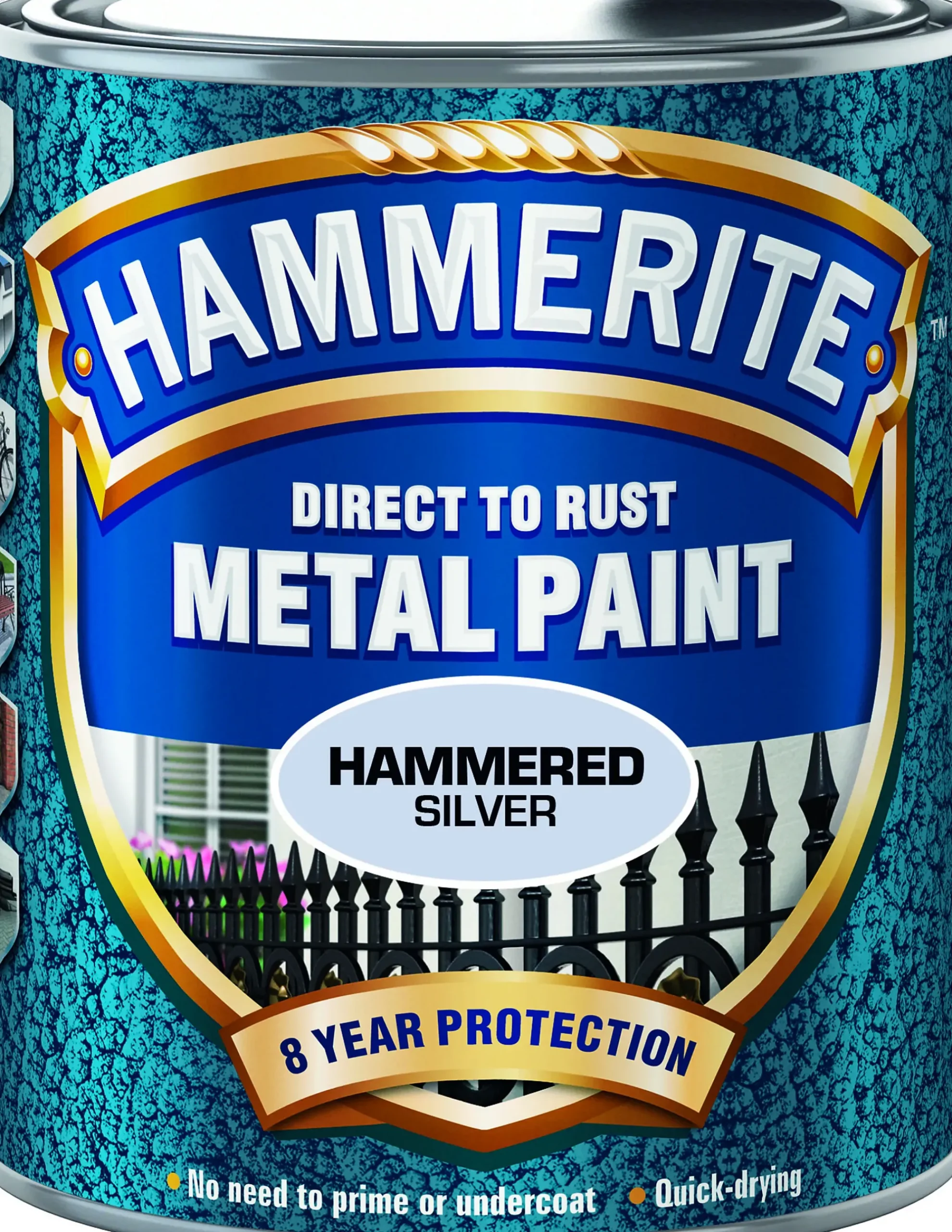 METALLMALING SØLVGRÅ 250ML-Hammerite Best