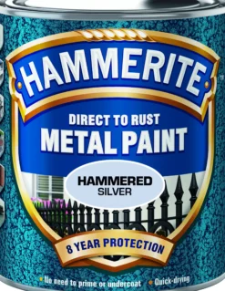 METALLMALING SØLVGRÅ 250ML-Hammerite Best
