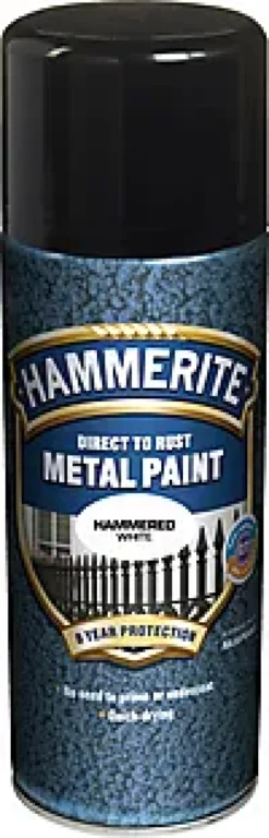 METALLMALING SPRAY GRÅHVIT 0,4L-Hammerite Hot