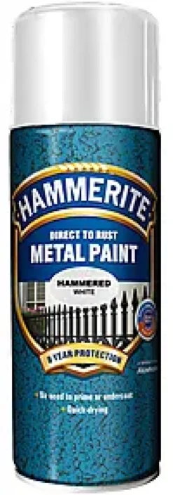 METALLMALING SPRAY GRÅHVIT 0,4L-Hammerite Hot