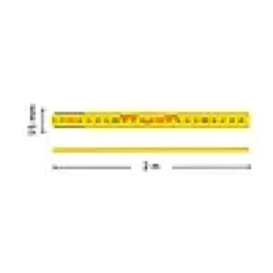 Meterstokk 61-1-6 mm/ glassfiber 2m-Hultafors Online