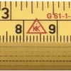 Meterstokk 61-1-6 mm/ glassfiber 1m-Hultafors New