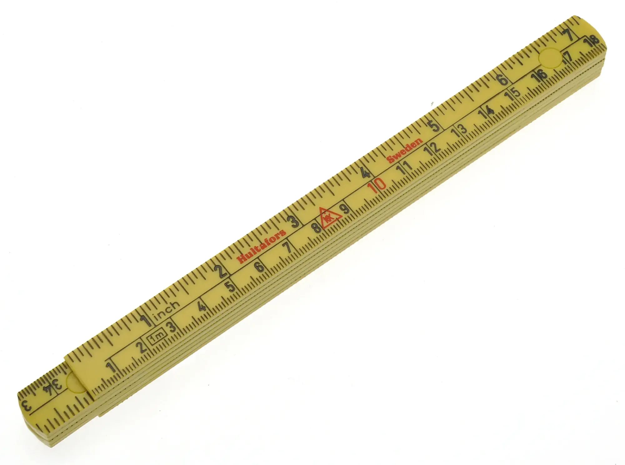 Meterstokk 61-1-6 mm/ glassfiber 1m-Hultafors New