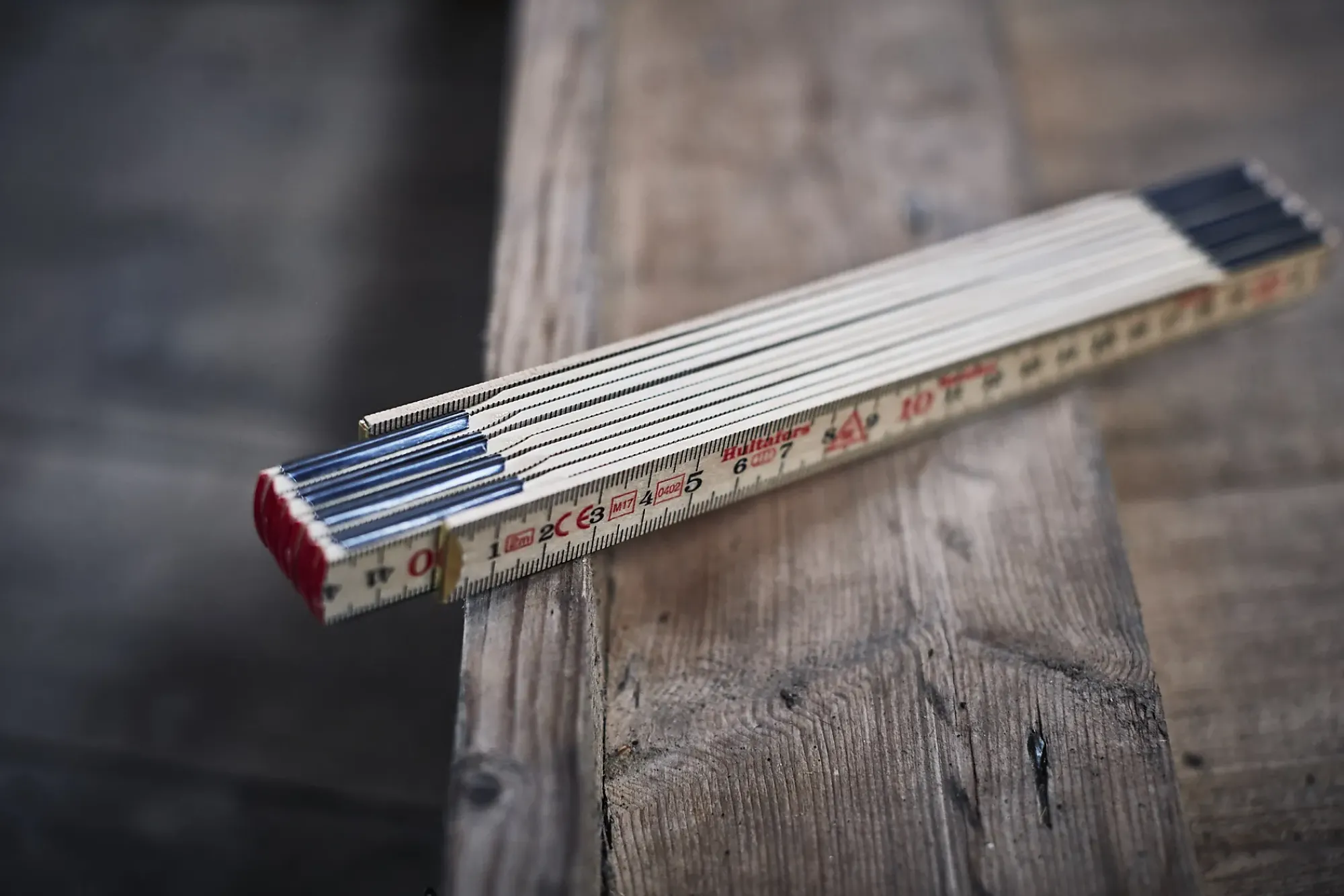 Meterstokk 59-2-10 mm/mm tre 2m-Hultafors Best