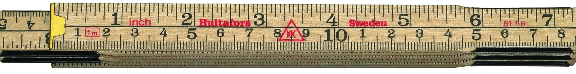 Meterstokk 61-1-6 mm/ tre 1m-Hultafors Discount