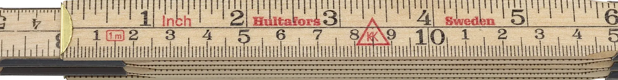 Meterstokk 61-1-6 mm/ tre 1m-Hultafors Discount