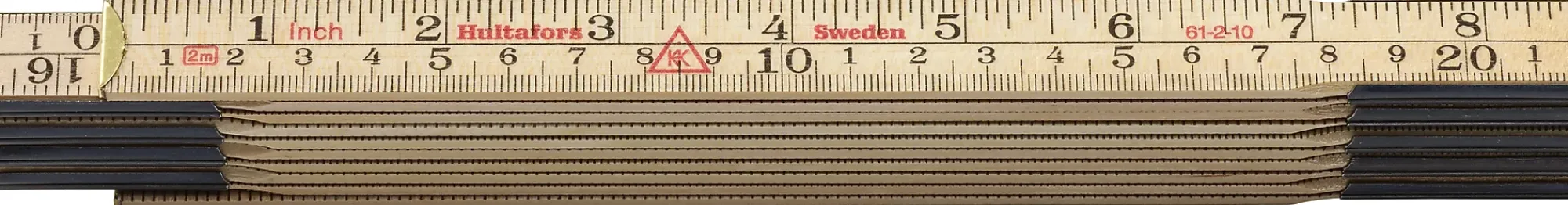 Meterstokk 61-1-6 mm/ tre 2m-Hultafors Sale