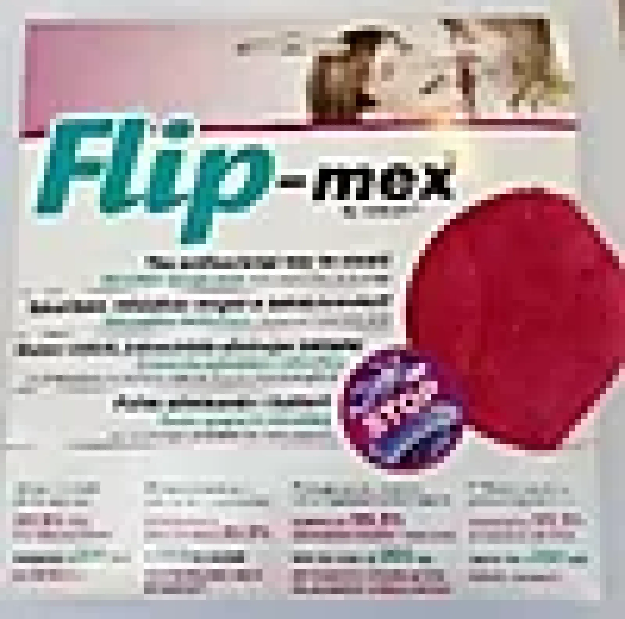 Microfiberklut antibateriell Flip-Mex- Hot