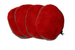 MICROFIBERPADS SKÅNSOM FOR MICROFIBERBØRSTE BILPLEIE 4STK-Ava Hot