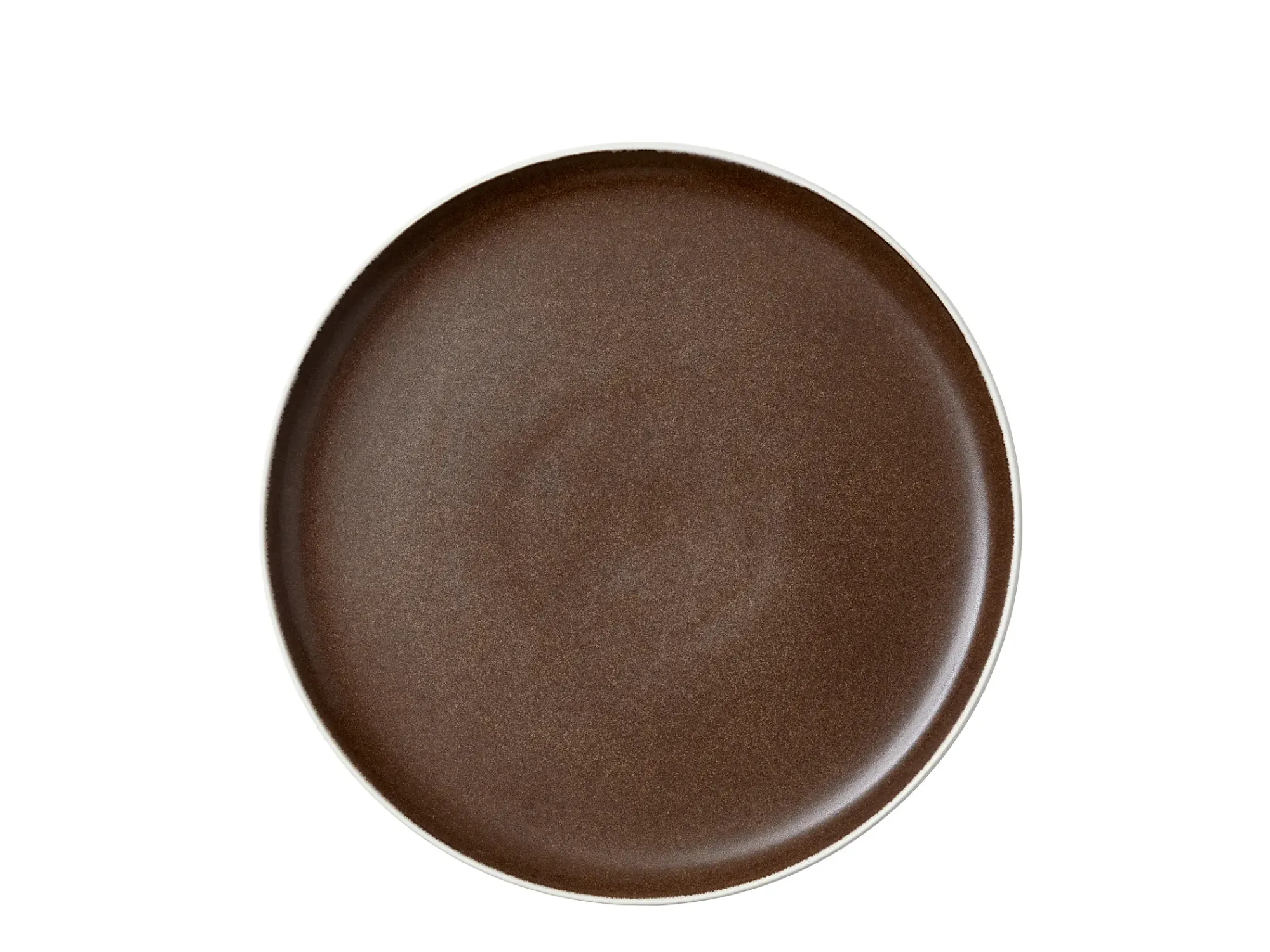 Middagstallerken North 27cm Matte Hvit/Matt Bark-Studio round Online