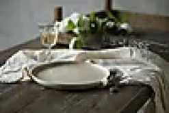 Middagstallerken North 27cm Matte Hvit/Matt Sand-Studio round Clearance