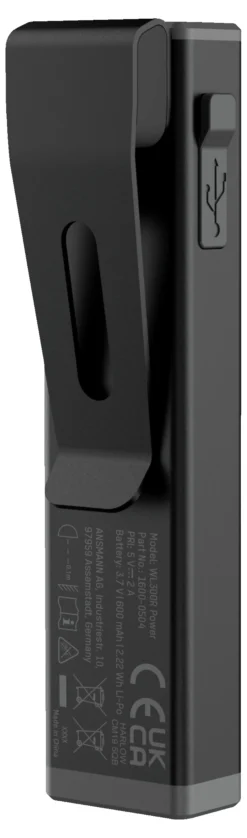 Minilykt oppladbar 500lm med magnet-Ansmann