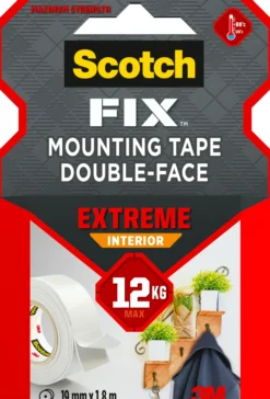 Monteringstape EXTREME 19mmx1,8m innendørs 12kg-Scotch Outlet