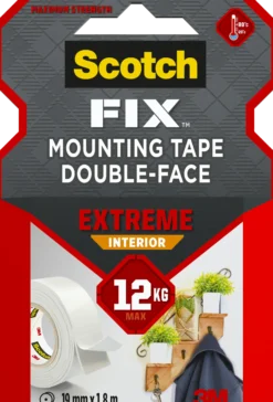 Monteringstape EXTREME 19mmx1,8m innendørs 12kg-Scotch Outlet