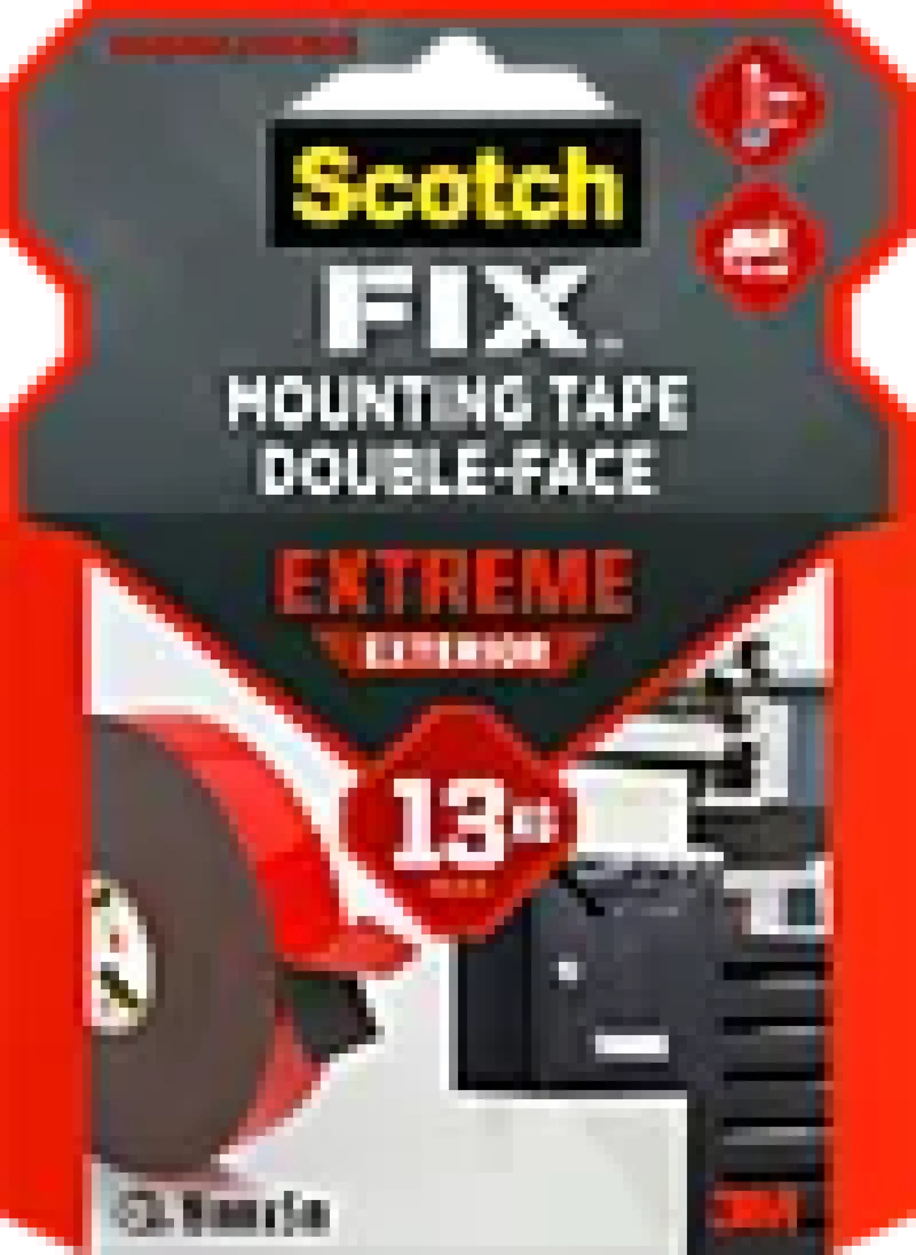 Monteringstape EXTREME 19mmx5m utendørs 13kg-Scotch Hot