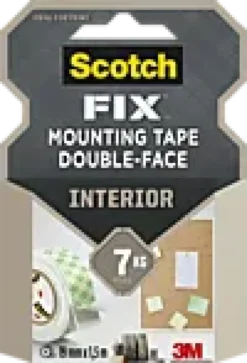 Monteringstape 19mmx1,5m innendørs 7kg-Scotch Clearance