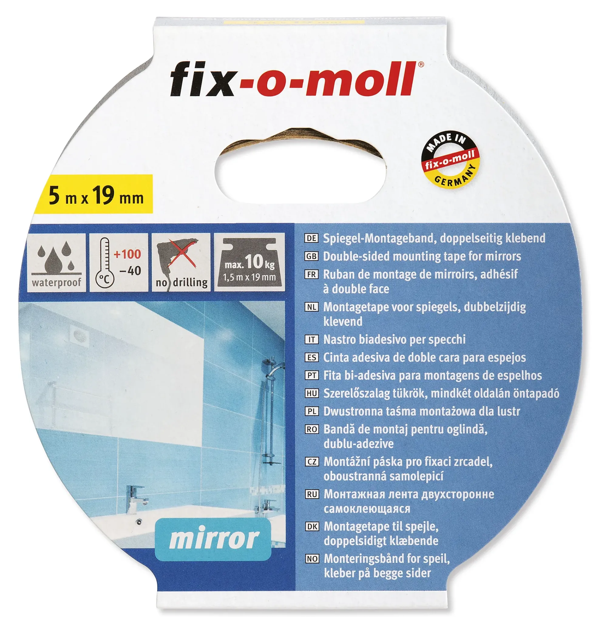 Monteringstape 5mx19mm-Fix O Moll Online