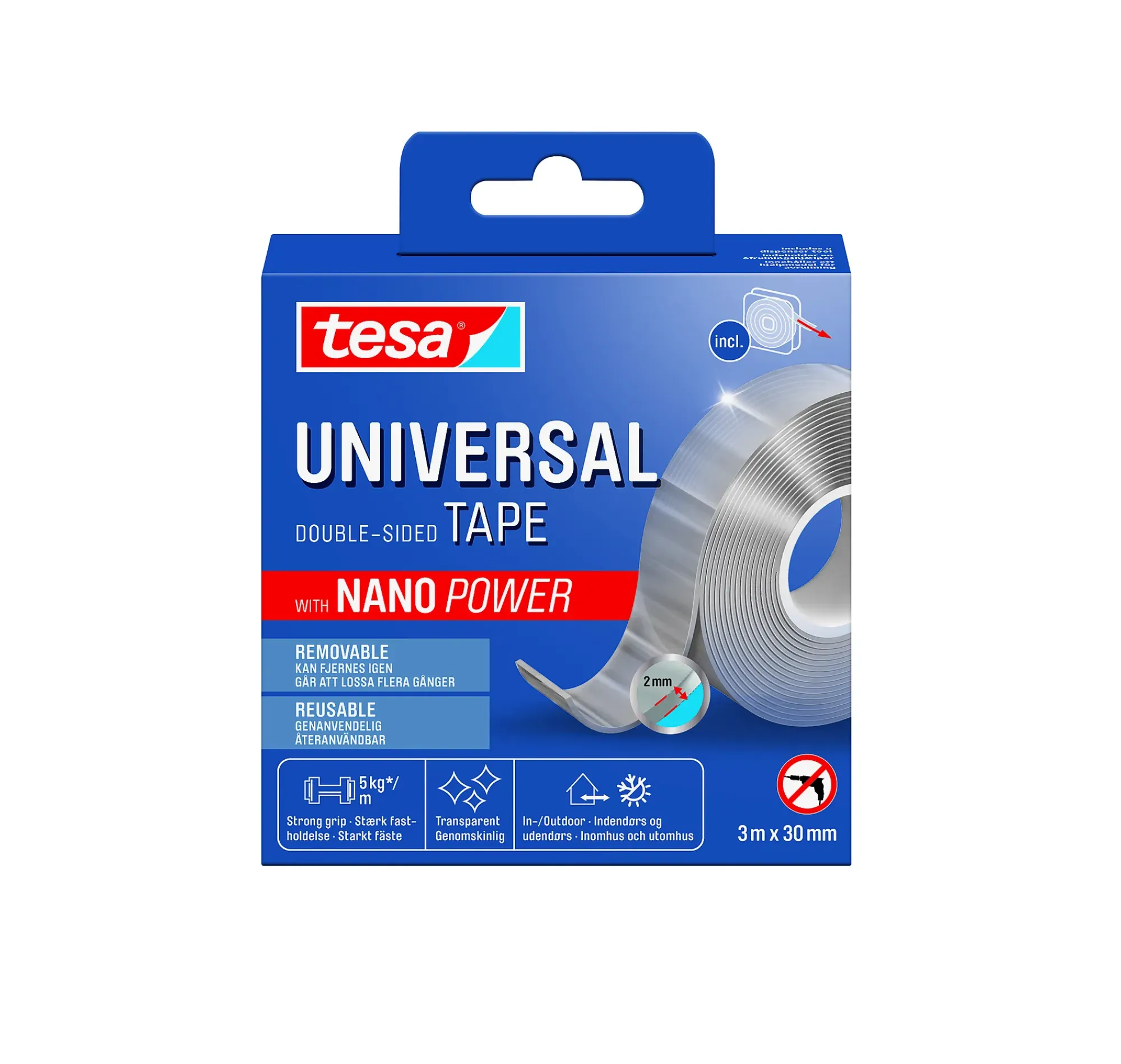 Monteringstape Nano Power 30mmx3m-Tesa Sale