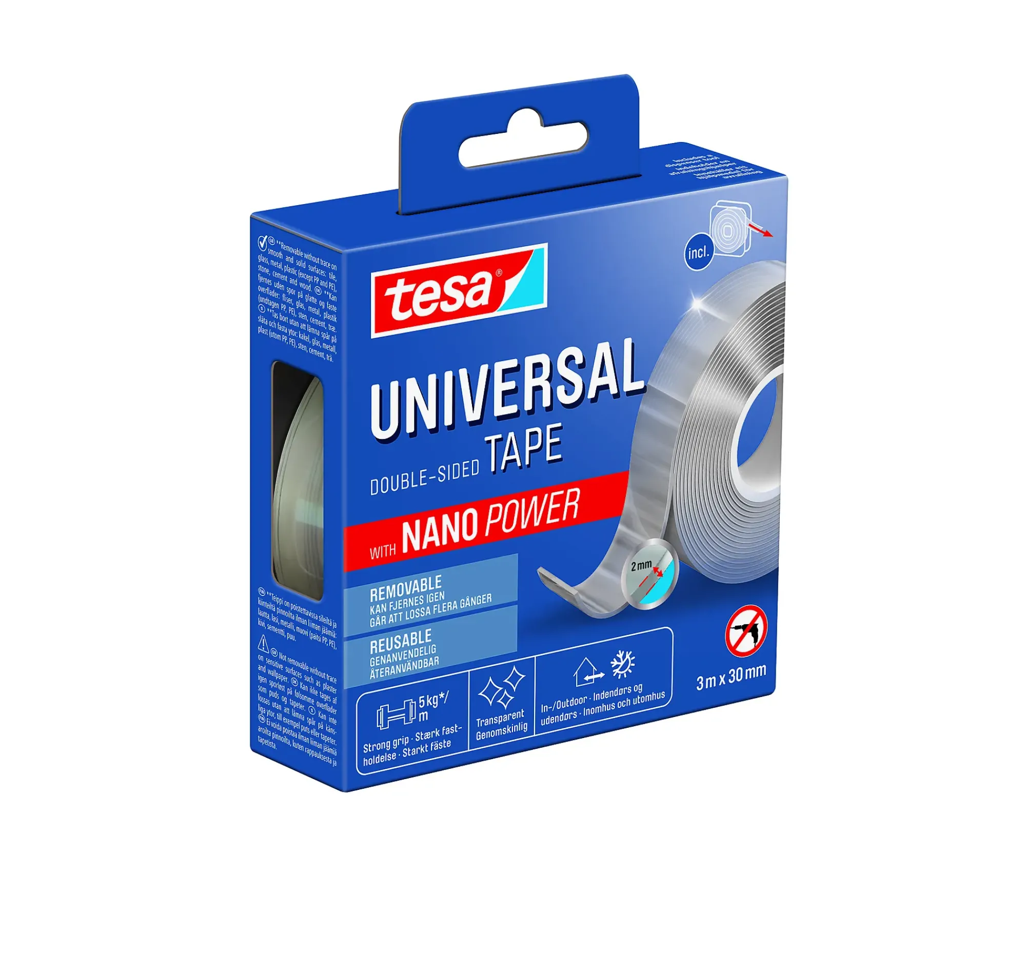 Monteringstape Nano Power 30mmx3m-Tesa Sale