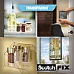 Monteringstape transparent 19mmx1,5m innendørs 7kg-Scotch Best