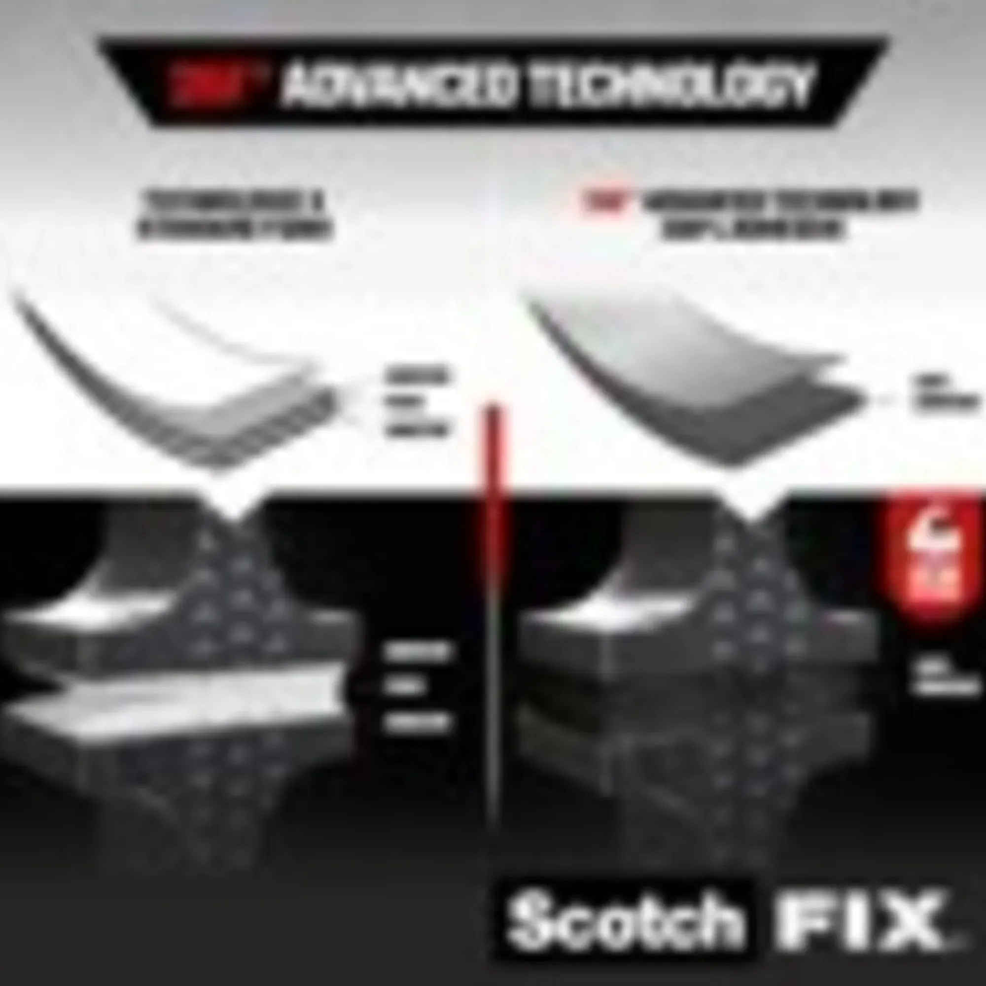 Monteringstape transparent 19mmx1,5m innendørs 7kg-Scotch Best