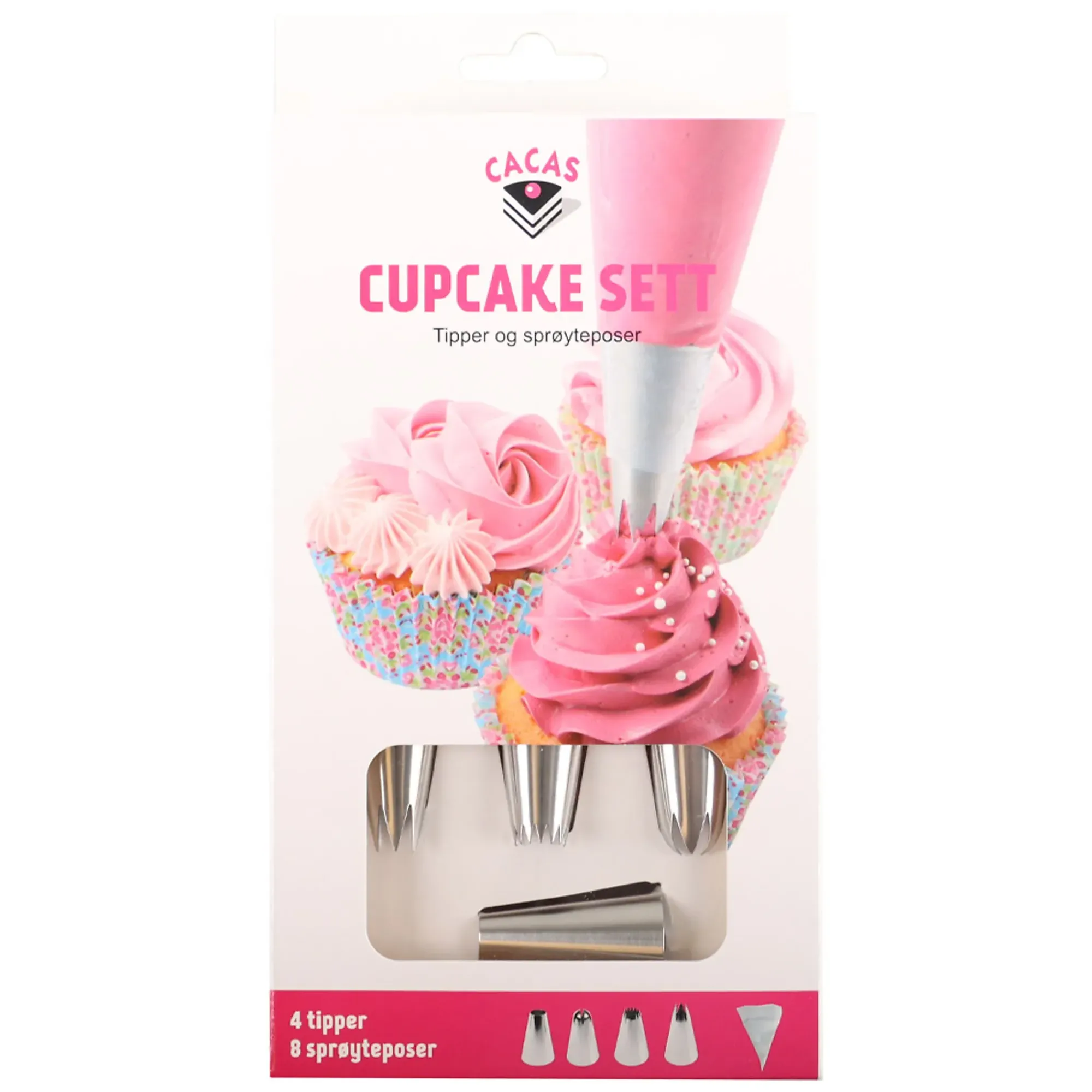 Muffins Dekoreringssett 12 deler-Cacas Discount