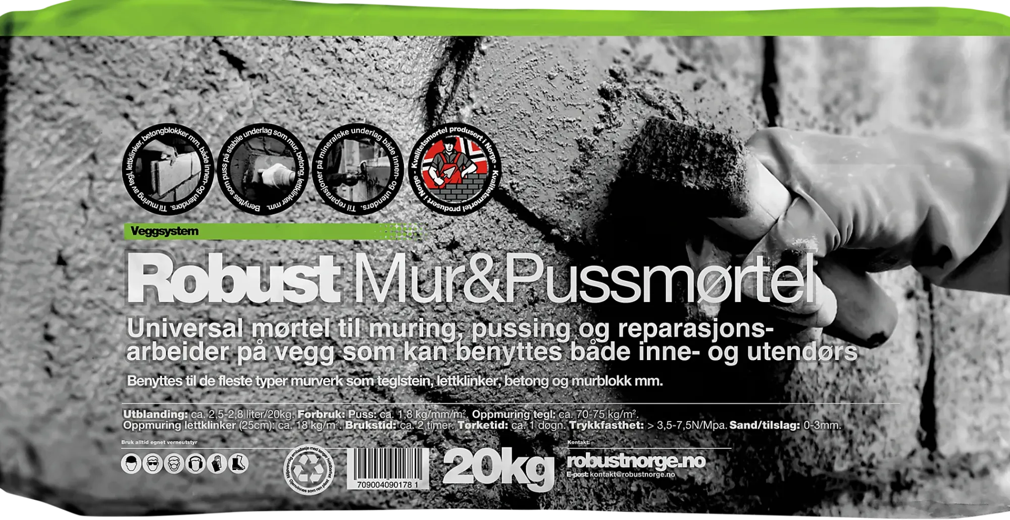 Mur&Pussmørtel 20kg-Robust Sale