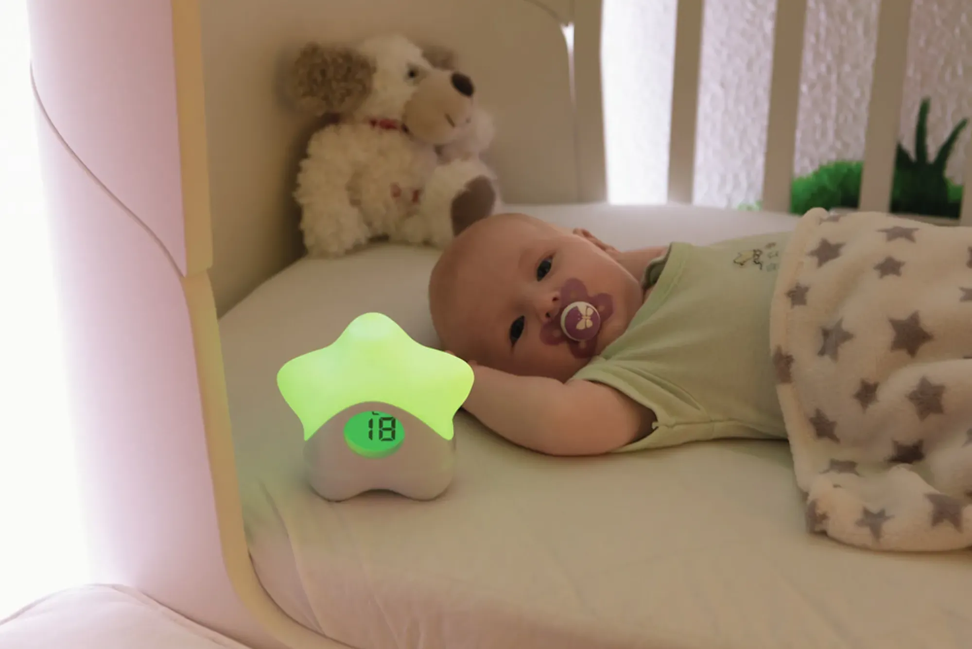 Nattlampe Lily med temperaturvisning-Abus Best