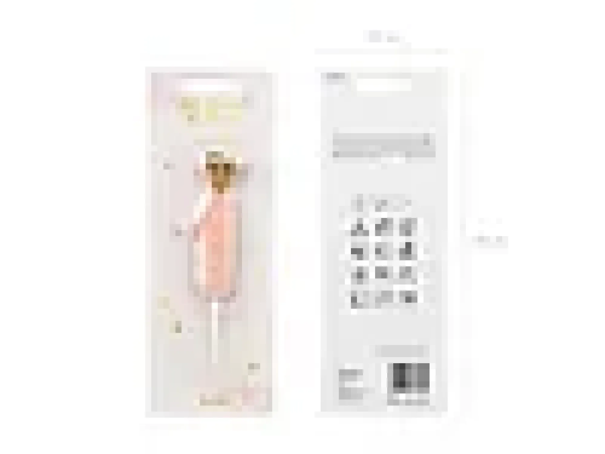 Nummerlys 1 rosa med krone 9,5cm-Partydeco Discount