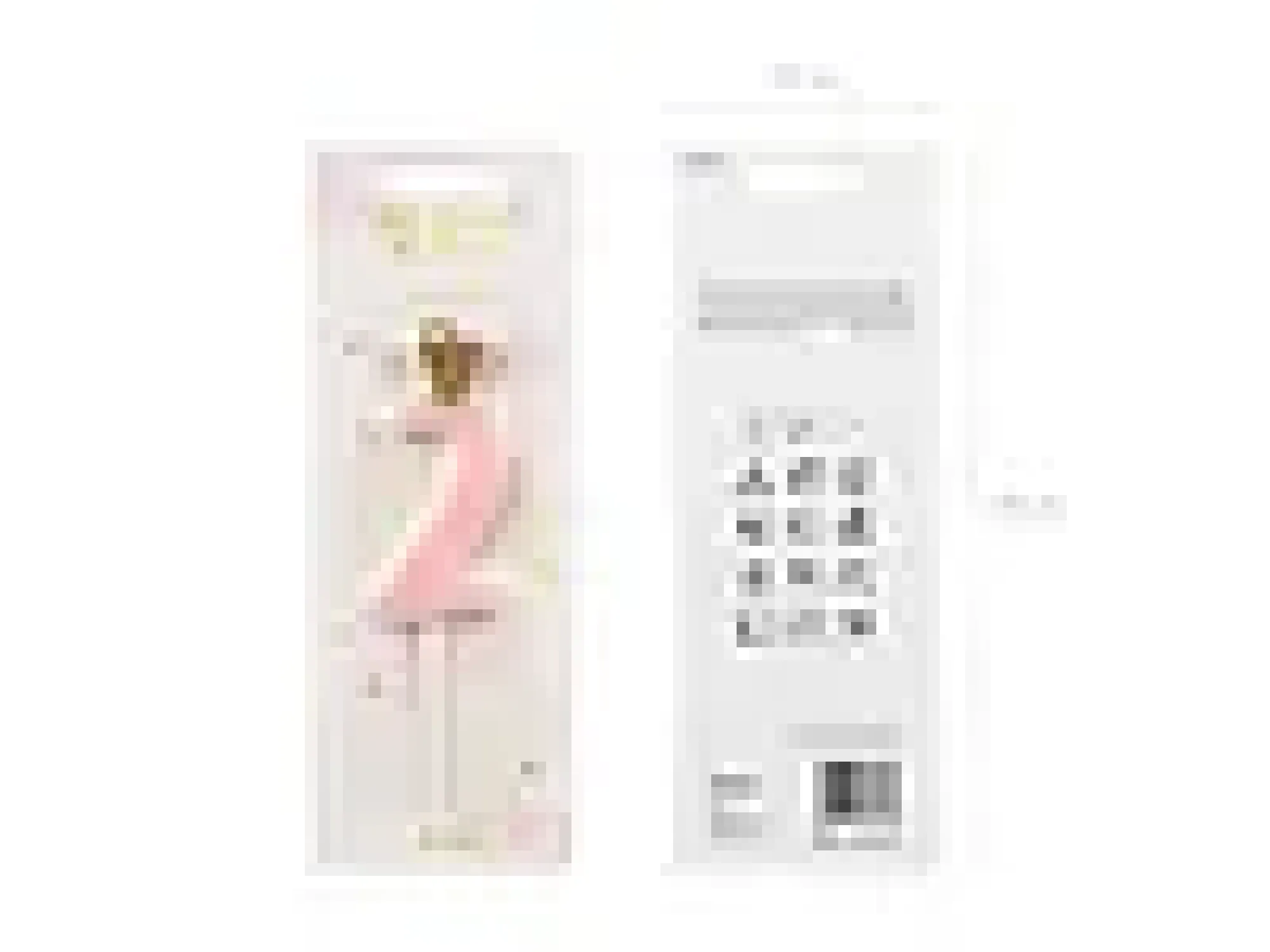 Nummerlys 2 rosa med krone 9,5cm-Partydeco Sale