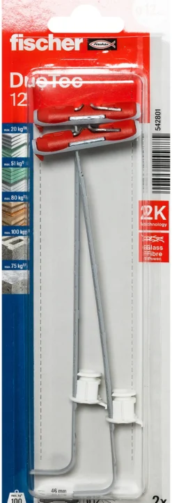 Nylonplugg Duotec 12 K NV 2stk-Fischer Clearance