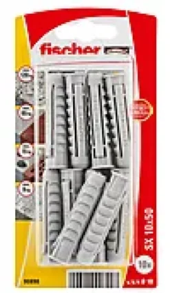 Nylonplugg SX 10x50mm 10stk-Fischer