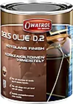 OLJE BÅT OG MØBLER HØYGLANS FINISH 1,0L-Owatrol Hot