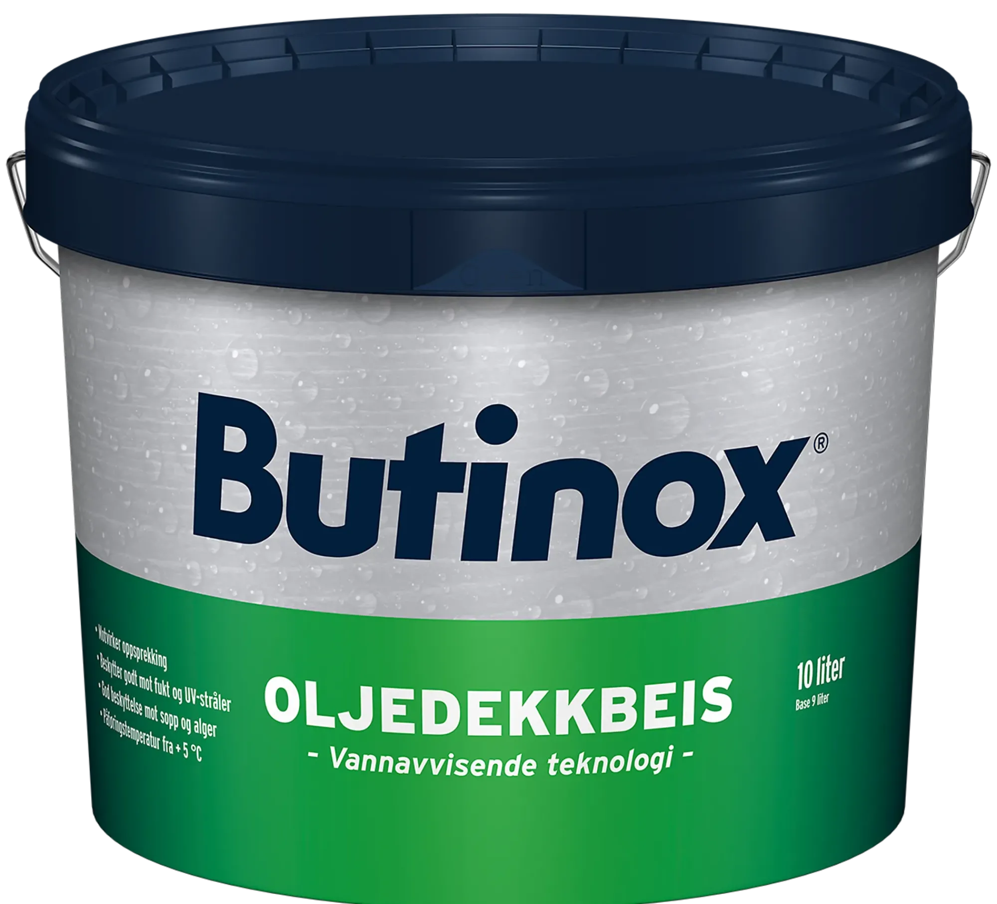 Oljedekkbeis A-base 9l-Butinox