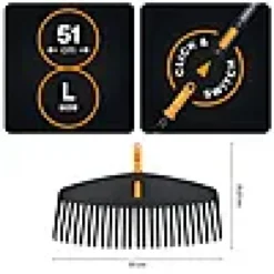OneClick løvrive L hode-Fiskars Clearance